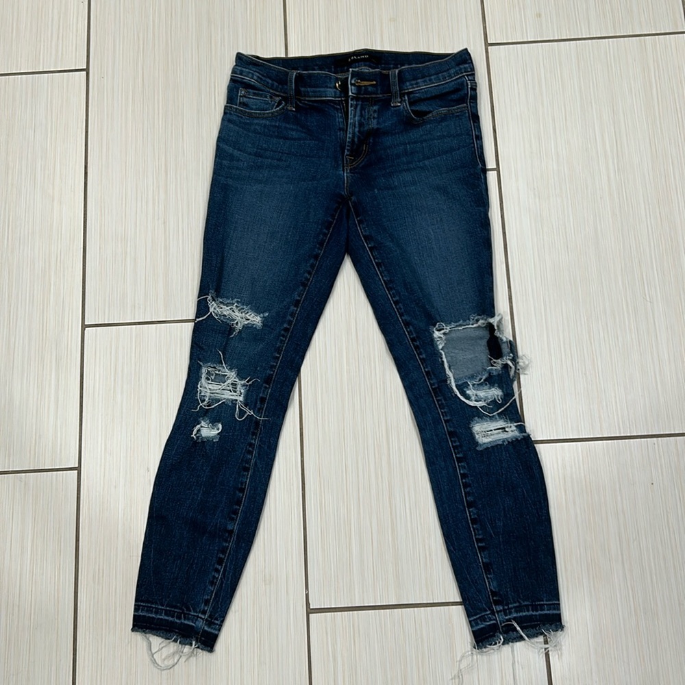 J BRAND BLUE SKINNY JEANS
